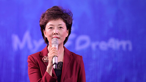 圖為北京東城特殊教育學校校長周曄講述特教故事